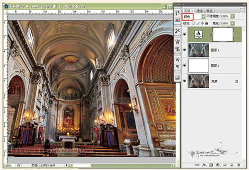Photoshop調(diào)出金碧輝煌的色彩