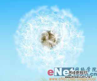 Photoshop制作逼真的風(fēng)中蒲公英