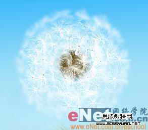 Photoshop制作逼真的風(fēng)中蒲公英