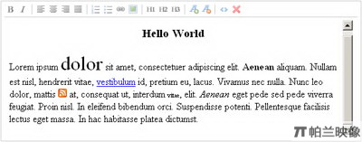 jwysiwyg - Javascript富文本編輯器